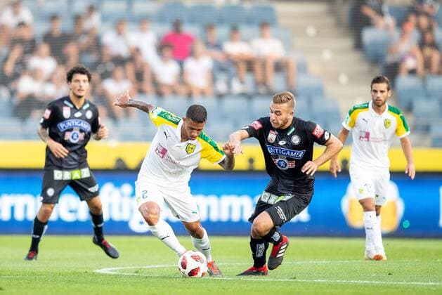 09 08 2018 Merkur Arena Graz AUT UEFA EL SK Puntigamer Sturm Graz vs AEK Larnaka Qualification 3 Round First leg in UEFA Europa League qualifier 3rd round 1st leg match between SK Puntigamer Sturm Graz and AEK Larnaka at the Merkur Arena in Graz Austria on 2018 08 09 Graz  EP_ang