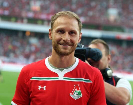 RUSSIAN FEDERATION. Moscow. 04 august 2018. Football stadium LOKOMOTIV . Championship of Russia 2018 2019. FC LOKOMOTIV Moscow vs FC SPARTAK Moscow. 5. HOWEDES Benedikt (LOKOMOTIV Moscow). 