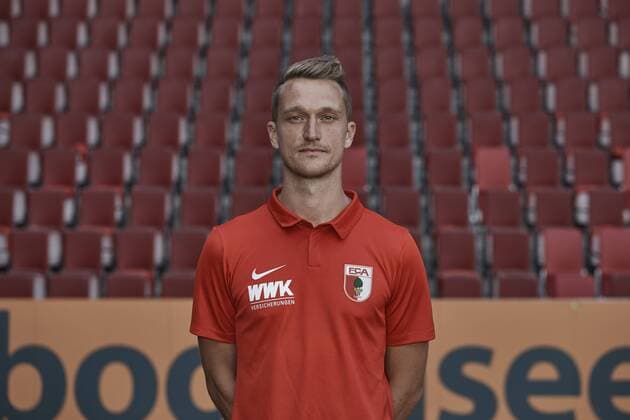 Andreas Bäumler Rehabilitation and Athletic Trainer FC Augsburg 1907 1 BL Portrait Date 2018 2019