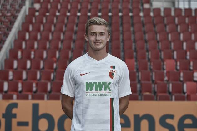 Georg Teigl FC Augsburg 1907 1 BL Portrait date 2018 2019