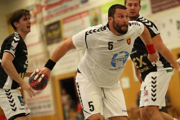 Handball Sportverein Hamburg vs HC Varder Skopje Handball International Heide Cup 2018 10 08 18 Stojanov Stoilov Nr 05 HC Vardar Skopje xmmkx