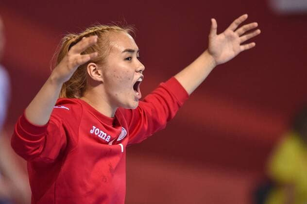 2018.08.11 Kielce Pilka reczna Mlodziezowe Mistrzostwa Swiata w Pilce Recznej Kobiet do lat 18 Francja - Kazachstan N z AITMAGAMBETOVA Danagul Foto Lukasz Laskowski PressFocus 2018.08.11 Kielce Handball IHF Youth U18 Womens World Championship WM Weltmeisterschaft 2018 France v Kazakhstan AITMAGAMBETOVA Danagul Credit: Lukasz Laskowski PressFocus NEWSPIX.PL --- Newspix.pl france out!  20180811LUK_042