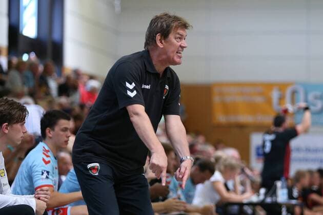 Fuechse Berlin HC Vardar Skopje Handball International Heide Cup 2018 11 08 18 Velimir Petkovic Fuechse Berlin coach xmmkx
