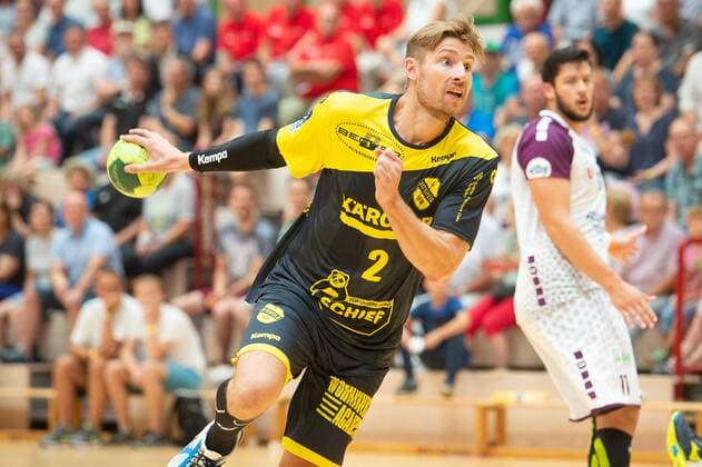 2 Tobias Schimmelbauer TVB 1898 Stuttgart HBC Nantes vs TVB 1898 Stuttgart Sparkassencup 2018 Handball Men 1 Bundesliga Ligue Nationale de Handball 11 08 2018 GER Sparkassen Cup 2018 Ehingen Handball 11 08 2018 Ehingen Copyright: xEIBNER Michael_Schmidtx EP_MST