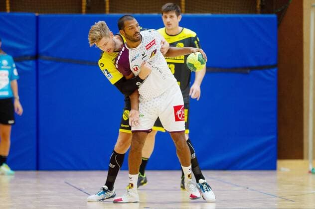 1988 Stuttgart HBC Nantes vs TVB 1898 Stuttgart Sparkassencup 2018 Handball Men 1 Bundesliga Ligue Nationale de Handball 11 08 2018 GER Sparkassen Cup 2018 Ehingen Handball 11 08 2018 Ehingen Copyright: xEIBNER Michael_Schmidtx EP_MST