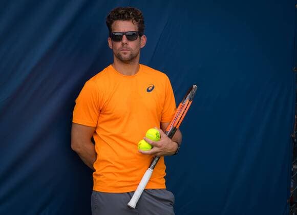 August 11, 2018 - Wim Fissette during practice at the 2018 Western & Southern Open WTA Tennis Damen Premier 5 tennis tournament. Cincinnati, USA, August 11, 2018 2018 Western & Southern Open - 11 Aug - ZUMAa181 20180811_zaa_a181_070 Copyright: xAFP7x