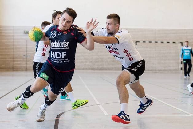 Dominik Rose H2KU 23 H2KU Herrenberg against SV 64 Zweibrücken Handball Oberliga Test match 2018 2019 12 08 2018 SG H2KU Herrenberg against SV 64 Zweibrücken Handball Oberliga Test match 2018 2019 12 08 2018 Haslach Copyright: xEIBNER SaschaxWaltherx EP_SWA
