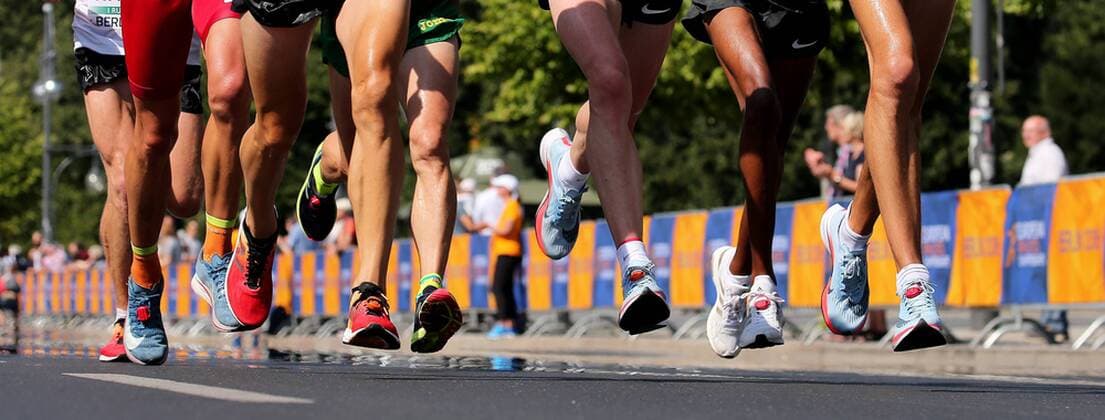 BAU 12 08 2018 Berlin Athletics EM 2018 Feature runner legs