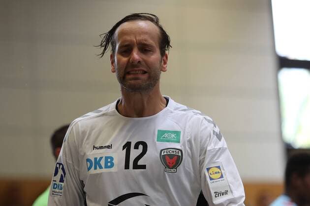 MHB Montpellier vs Füchse Berlin Handball Internationaler Heide Cup 2018 12 08 18 Silvio Heinevetter Nr 12 Fuechse Berlin xmmkx