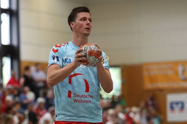 MHB Montpellier vs Füchse Berlin Handball Internationaler Heide Cup 2018 12 08 18 Hans Lindberg Nr 18 Fuechse Berlin xmmkx