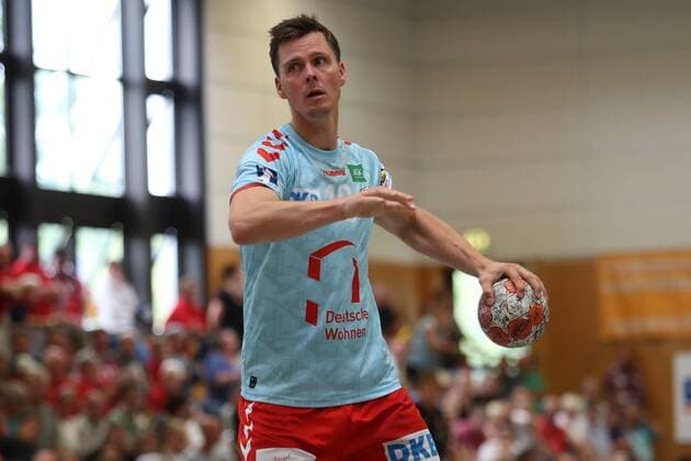 MHB Montpellier vs Füchse Berlin Handball Internationaler Heide Cup 2018 12 08 18 Hans Lindberg Nr 18 Fuechse Berlin xmmkx