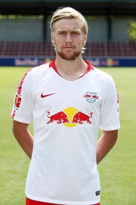 RB Leipzig Football Season 2018 19 Emil Forsberg RasenBallsport Leipzig Soccer 1 Bundesliga Portrait date 2018 2019 Leipzig 10 08 2018