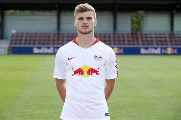 RB Leipzig Soccer season 2018 19 Timo Werner RasenBallsport Leipzig Soccer 1 Bundesliga Portrait date 2018 2019 Leipzig 10 08 2018