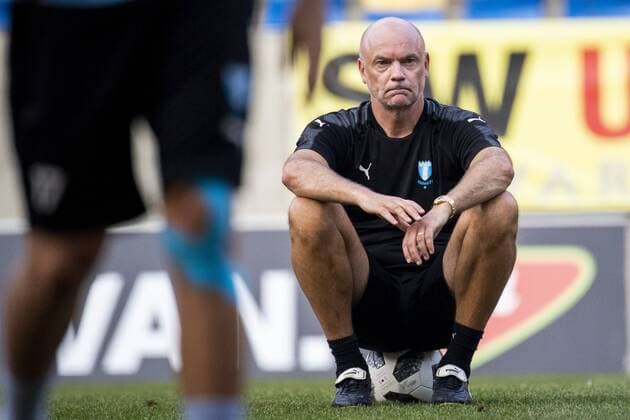 180813 Head coach Uwe Rösler or Malmö FF during a practice ahead of the UEFA Champions League qualifying match between Vidi and Malmö FF on August 13, 2018 in Felcsut Photo Ludvig Thunman BILDBYR N code LT 35515  Copyright: LUDVIGxTHUNMAN BB180813LT068
