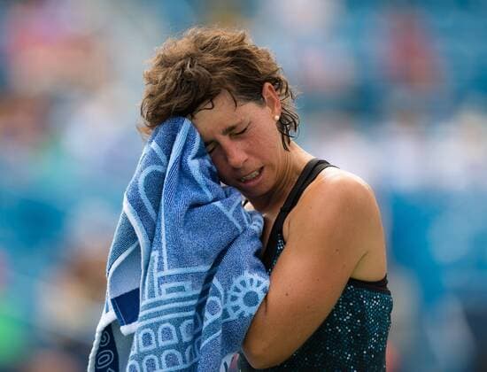 Sport Bilder des Tages August 13, 2018 - Carla Suarez Navarro of Spain in action during the first round at the 2018 Western & Southern Open WTA Tennis Damen Premier 5 tennis tournament. Cincinnati, Ohio, USA, August 13th, 2018. 2018 Western & Southern Open - 13 Aug - ZUMAa181 20180813_zaa_a181_002 Copyright: xAFP7x
