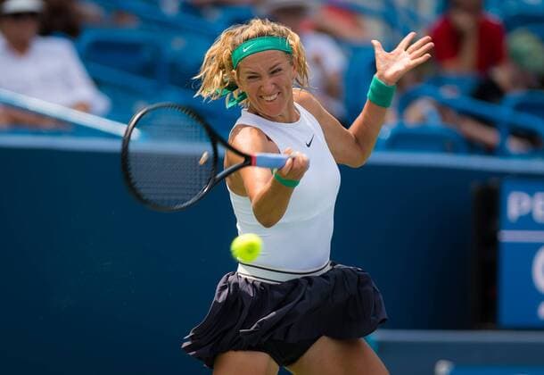 August 13, 2018 - Victoria Azarenka of Belarus in action during the first round at the 2018 Western & Southern Open WTA Tennis Damen Premier 5 tennis tournament. Cincinnati, Ohio, USA, August 13th, 2018. 2018 Western & Southern Open - 13 Aug - ZUMAa181 20180813_zaa_a181_019 Copyright: xAFP7x