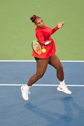 August 13, 2018 - Cincinnati, OH, USA - Western and Southern Open Tennis, Cincinnati, OH - August 13, 2018 - Serena Williams in action against Daria Gavrilova in the first round of the Western and Southern Tennis tournament held in Cincinnati. - ZUMA Press World News - August 13, 2018 - ZUMAn24_ 20180813_zaf_n24_010 Copyright: xWallyxNellx