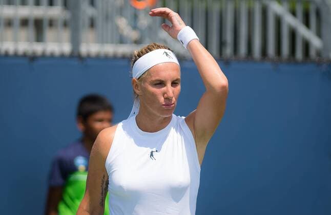 August 13, 2018 - Svetlana Kuznetsova of Russia in action during the first round at the 2018 Western & Southern Open WTA Tennis Damen Premier 5 tennis tournament. Cincinnati, Ohio, USA, August 13th 2018. 2018 Western & Southern Open - 13 Aug - ZUMAa181 20180813_zaa_a181_029 Copyright: xAFP7x