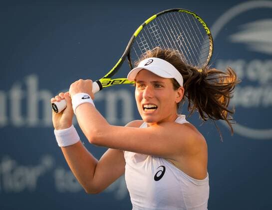 August 13, 2018 - Johanna Konta of Great Britain in action during the first round at the 2018 Western & Southern Open WTA Tennis Damen Premier 5 tennis tournament. Cincinnati, Ohio, USA, August 13th 2018. 2018 Western & Southern Open - 13 Aug - ZUMAa181 20180813_zaa_a181_047 Copyright: xAFP7x