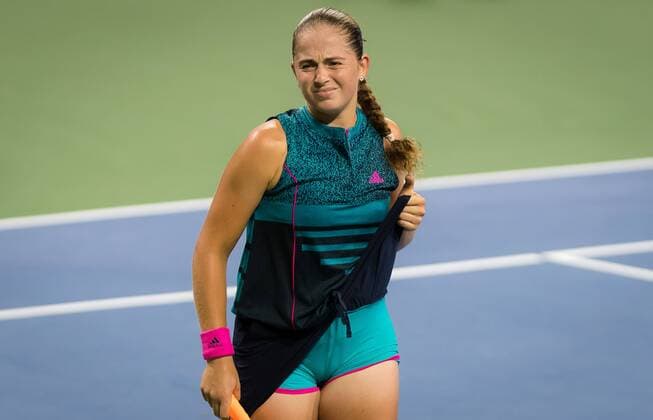 Sport Bilder des Tages August 13, 2018 - Jelena Ostapenko of Latvia in action during her first-round match at the 2018 Western & Southern Open WTA Tennis Damen Premier 5 tennis tournament. Cincinnati, Ohio, USA, August 13th 2018. 2018 Western & Southern Open - 13 Aug - ZUMAa181 20180813_zaa_a181_091 Copyright: xAFP7x