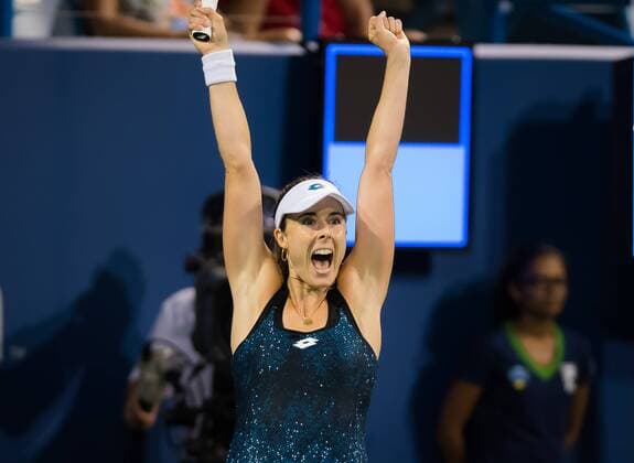 Sport Bilder des Tages August 13, 2018 - Alize Cornet of France in action during her first-round match at the 2018 Western & Southern Open WTA Tennis Damen Premier 5 tennis tournament. Cincinnati, Ohio, USA, August 13th 2018. 2018 Western & Southern Open - 13 Aug - ZUMAa181 20180813_zaa_a181_097 Copyright: xAFP7x