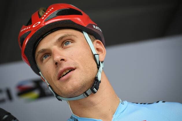 German Marcel Kittel of Katusha-Alpecin pictured at the start of the third stage of the Binkcbank Tour cycling race, 166km from Aalter to Antwerp in Belgium, Wednesday 15 August 2018. DAVIDxSTOCKMAN  x05406369x