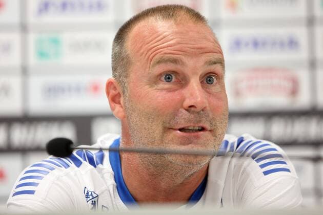 press conference PK Pressekonferenz Sarpsborg before the match of the third qualifying round of the European league HNK Rijeka-Sarpsborg 15.08.2018., Croatia, Rijeka - Press conference Sarpsborg before the match of the third qualifying round of the European league HNK Rijeka-Sarpsborg. Media was addressed by coach Geir Bakke and player Joackim Thommasen.  NelxPavletic PIXSELL
