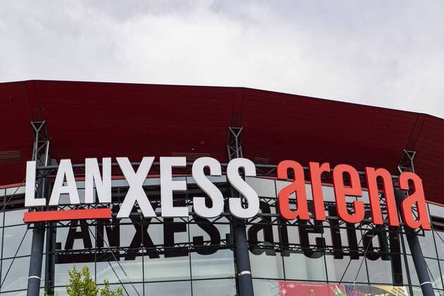 180815 Exterior of the Lanxess Arena in front of the Cologne Cup on August 15, 2018 in Cologne  Copyright: LUDVIGxTHUNMAN BB180815LT003