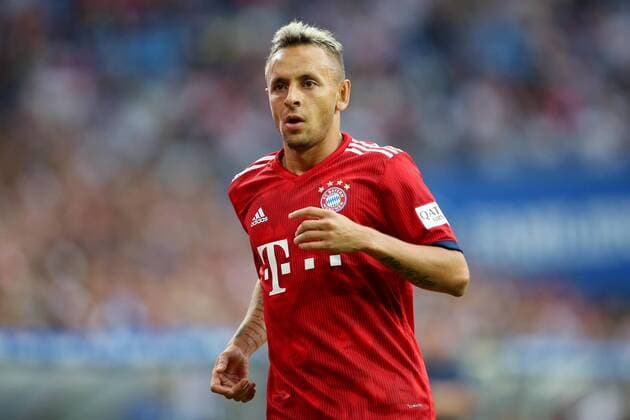 Hamburg 15 August 2018 Football Friendly match Hamburger SV Bayern Munich Marcio Rafaelha Ferreira de Souza Bayern Munich 13