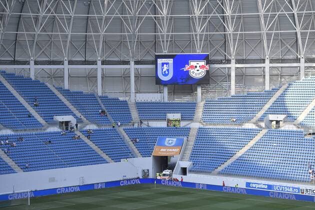U Craiova 1984 Club Sportiv - RB Leipzig View inside the Ion Oblemenco Stadium during UEFA Europa League 2018 2019, Third Qualifying Round, 2st leg match between U Craiova 1984 Club Sportiv vs RB Leipzig on National Arena, Bucharest, Romania, 02 August 2018 Copyright: xAlexxNicodimx