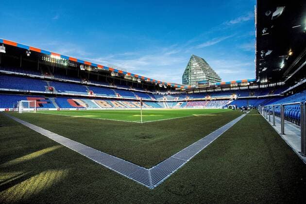 BASEL, 16-08-2018, season 2018 2019, FC Basel - Vitesse, Europa League qualification, third round, inside view of the stadium FC Basel - Vitesse  x2401029x