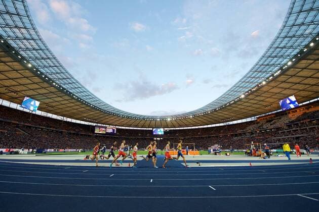Athletics Berlin 11 08 2018 European Championships European Athletics Championships Day 5 Berlin Olympic Stadium Sports Venue 800 m Men Men Final