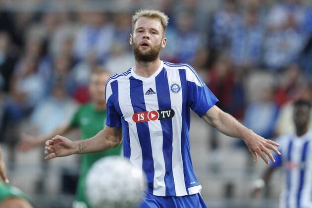 João Klauss de Mello 7, HJK Helsinki, FIN during their UEFA Champions League 3QR match HJK Helsinki - Olimpija Ljubljana in Telia 5G Arena 16. August 2018 in Helsinki, Finland.  Copyright: xKallexParkkinenx NP24_00329011