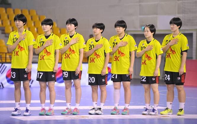 Handball, Damen U18 WM, Deutschland - Südkorea 2018.08.16 Kielce Pilka reczna Mlodziezowe Mistrzostwa Swiata w Pilce Recznej Kobiet do lat 18 Niemcy - Korea N z Foto Lukasz Sobala Press Focus NEWSPIX.PL 2018.08.16 Kielce Handball IHF Youth U18 Womens World Germany - Korea Credit: Lukasz Sobala Press Focus --- Newspix.pl  20180816PF_LS281