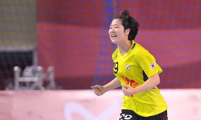Handball, Damen U18 WM, Deutschland - Südkorea 2018.08.16 Kielce Pilka reczna Mlodziezowe Mistrzostwa Swiata w Pilce Recznej Kobiet do lat 18 Niemcy - Korea N z YUN Yejin Foto Lukasz Sobala Press Focus NEWSPIX.PL 2018.08.16 Kielce Handball IHF Youth U18 Womens World Germany - Korea YUN Yejin Credit: Lukasz Sobala Press Focus --- Newspix.pl  20180816PF_LS315