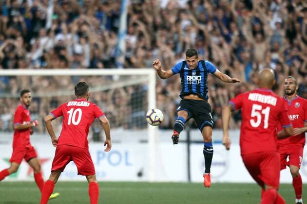 Photo LaPresse Moro Francesco august 16-2018 reggio emilia (Italy) Atalanta vs Hapoel Haifa - third qualifying round Uefa Europa League 2018-2019 - Mapei stadium Reggio Emilia Soccer in the pic: freuler  Copyright: xMoroxFrancesco LaPresse LaPressex