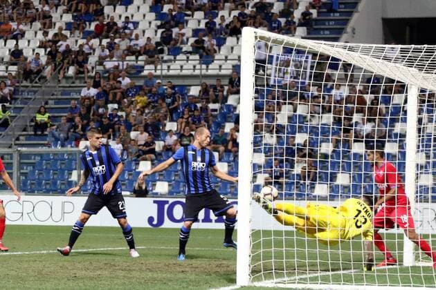 Photo LaPresse Moro Francesco august 16-2018 reggio emilia (Italy) Atalanta vs Hapoel Haifa - third qualifying round Uefa Europa League 2018-2019 - Mapei stadium Reggio Emilia Soccer in the pic: atalanta missing goal  Copyright: xMoroxFrancesco LaPresse LaPressex
