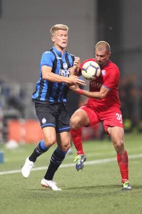 Fußball, EL Quali, Atalanta Bergamo - Hapoel Haifa Photo LaPresse Moro Francesco august 16-2018 reggio emilia (Italy) Atalanta vs Hapoel Haifa - third qualifying round Uefa Europa League 2018-2019 - Mapei stadium Reggio Emilia Soccer in the pic: cornelius  Copyright: xMoroxFrancesco LaPresse LaPressex