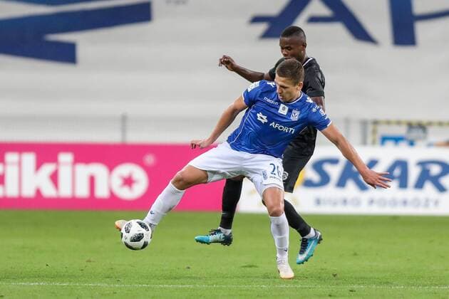 2018.08.16 Poznan Pilka nozna III runda kwalifikacji Liga Europy Lech Poznan - KRC Genk N z Rafal Janicki Foto Pawel Jaskolka PressFocus NEWSPIX.PL 2018.08.16 Poznan Football UEFA Europa League III qualifying round Lech Poznan - KRC Genk Credit: Pawel Jaskolka PressFocus --- Newspix.pl  20180816_PF_PJ012