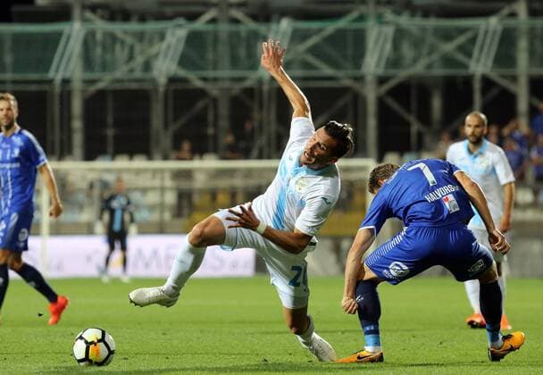 Fußball, EL Quali, HNK Rijeka - Sarpsborg 08 FF Second leg of the 3rd UEFA Champions League preliminary, between HNK Rijeka - Sarpsborg 16.08.2018., Croatia, HNK Rijeka stadium, Rijeka - Second leg of the 3rd UEFA Champions League preliminary, between HNK Rijeka - Sarpsborg. Alexander Gorgon  GoranxKovacic PIXSELL