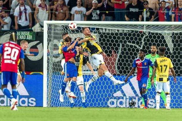Soccer Europa League 3 th qualifying round 18 19 FC Basel 1893 Vitesse Arnhem 16 08 2018 Valentin Stocker FCB 14 in the Europa League qualifying round 3 match between FC Basel 1893 and Vitesse Arnhem on Thursday 16 August 2018 at St Jakob Park in Basel xGRGx