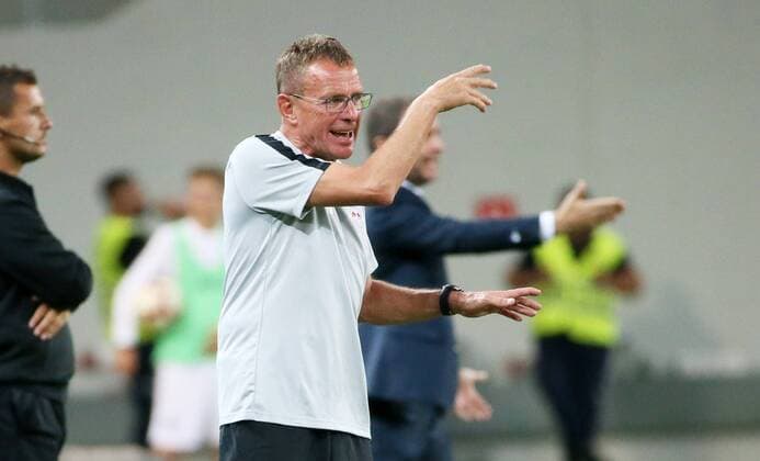 Craiova RB Leipzig Soccer Euro League Qualifiers Craiova 16 08 2018 Stadionul Ion Oblemenco Soccer UEFA Euro League Qualification 3 Round Second Leg CS Universitatea Craiova vs RB Leipzig 1 1 0 1 Head Coach Ralf Rangnick RB Leipzig
