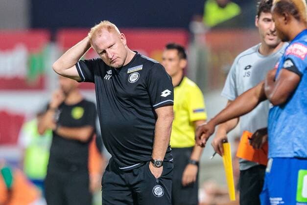 16 08 2018 AEK Arena Larnaca CYP UEFA EL AEK Larnaka vs SK Puntigamer Sturm Graz 3 round Rueckspiel im Bild Coach Heiko Vogel SK Sturm Graz during the UEFA Europa League 3rd round 2nd leg match between AEK Larnaka and FK Puntigamer Sturm Graz at the AEK Arena in Larnaca Cyprus on 2018 08 16 Larnaca  EX_FEI