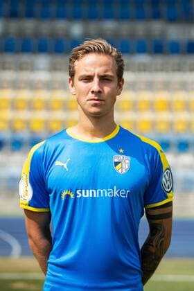 FC Carl Zeiss Jena 3 League Season 2018 2019 New signing Phillip Tietz Portrait of Ernst Abbe Sportfeld Jena