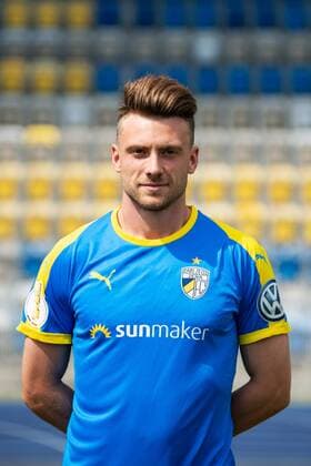 FC Carl Zeiss Jena 3 League Season 2018 2019 New arrival Vincent Louis Stenzel Portrait Ernst Abbe Sportfeld Jena