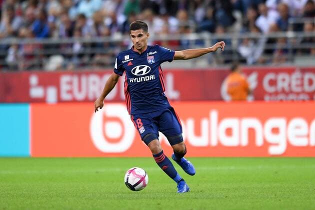 08 HOUSSEM AOUAR (OL) FOOTBALL : Reims vs Lyon - Ligue 1 Conforama - 17 08 2018 FEP Panoramic 
