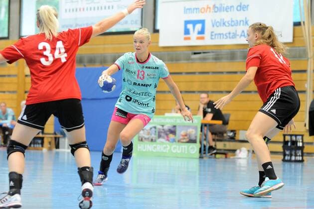 Shenya Minevskaja TusSies Metzingen 13 against Deka Berdas Debreceni Vasutas Sport Club 18 TusSies Metzingen Handball League match Preparation Tournament 18 08 2018 Photo TBaur Eibner TusSies Metzingen vs. Debreceni Vasutas Sport Club Metzingen Copyright: xEIBNER TobiasxBaurx EP_TBR