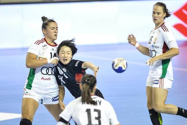 2018.08.18 Kielce Pilka reczna Mlodziezowe Mistrzostwa Swiata w Pilce Recznej Kobiet do lat 18 Wegry - Korea N z PAL Tamara Foto Rafal Rusek PressFocus 2018.08.18 Kielce Handball IHF Youth U18 Womens World Championship WM Weltmeisterschaft 2018 Hungary - Korea PAL Tamara Credit: Rafal Rusek PressFocus NEWSPIX.PL --- Newspix.pl  20180818PF_RR208