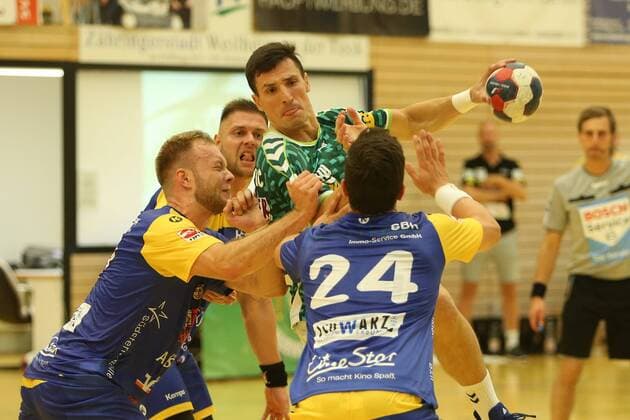 Nemanja Zelenovic FA Goeppingen DHB Cup First Round Tournament Fresh On Goeppingen HSG Constance Germany Weilheim Lindachsporthalle 20180818 DHB Cup First Round Tournament Fresh On Goeppingen HSG Konstanz Weilheim Copyright: xBW-Fotox Eibner-Pressefotox EP_bwf