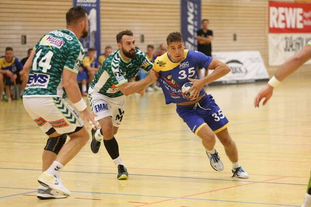 Maximilian Schwarz HSG Konstanz DHB Cup First Round Tournament Frisch Auf Goeppingen HSG Konstanz Germany Weilheim Lindachsporthalle 20180818 DHB Cup First Round Tournament Frisch Auf Goeppingen HSG Konstanz Weilheim Copyright: xBW-Fotox Eibner-Pressefotox EP_bwf